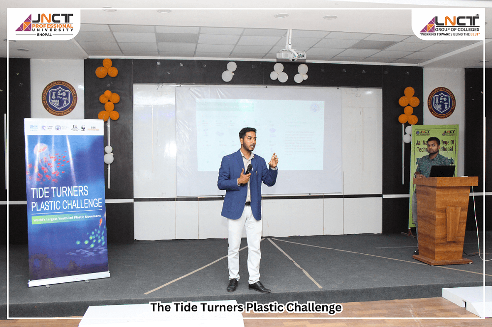  Celebrated the Tide Turners Plastic Challenge Event at JNCT Professional University