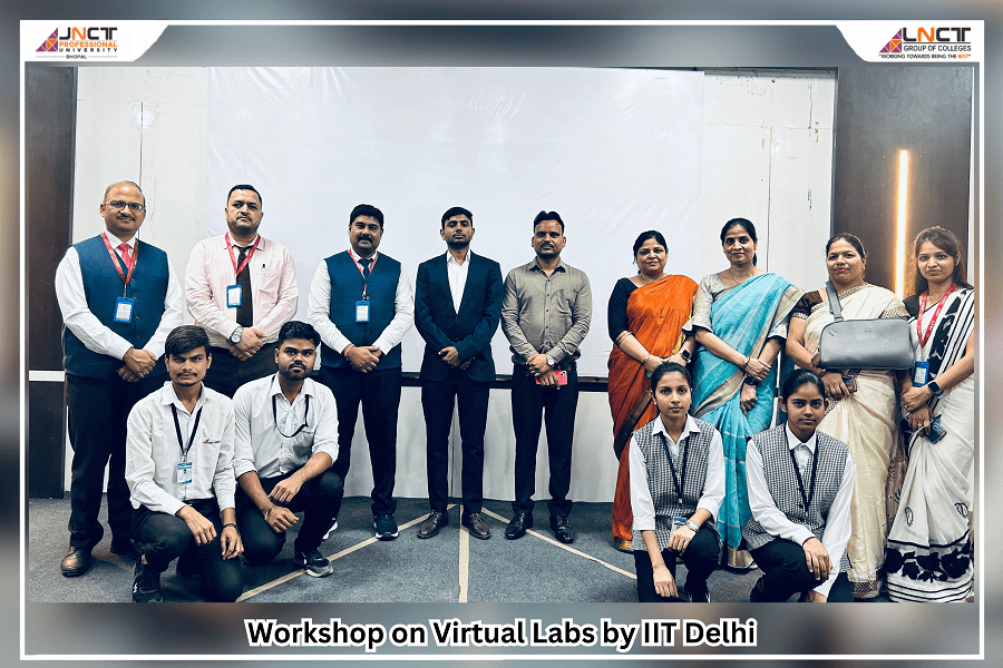 Workshop on Virtual Labs, hosted by IIT Delhi at JNCT Professional University